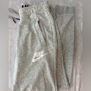 Nike light grey sweat pants